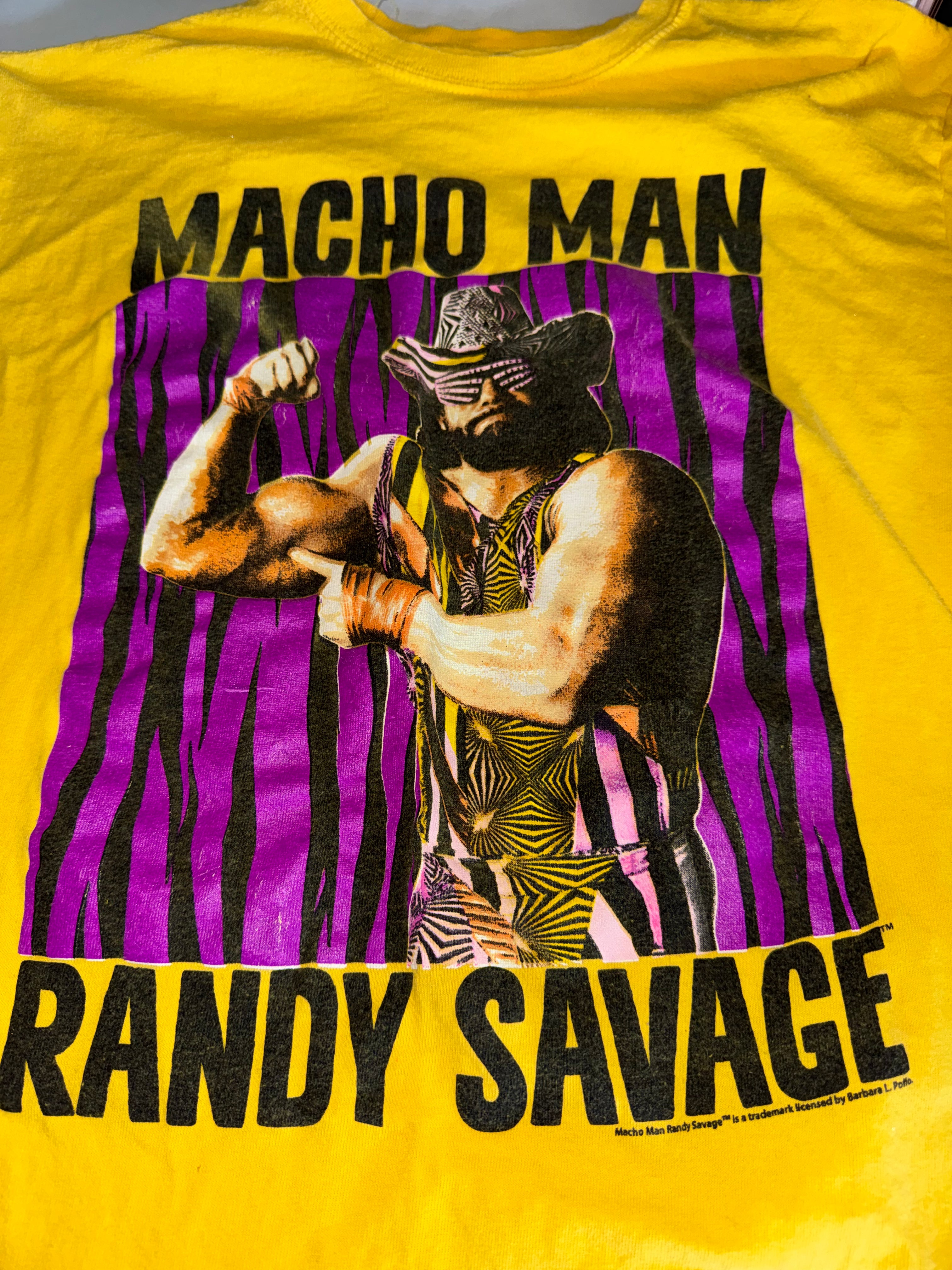 Vintage WWE Macho Man Randy Savage Graphic Tee
