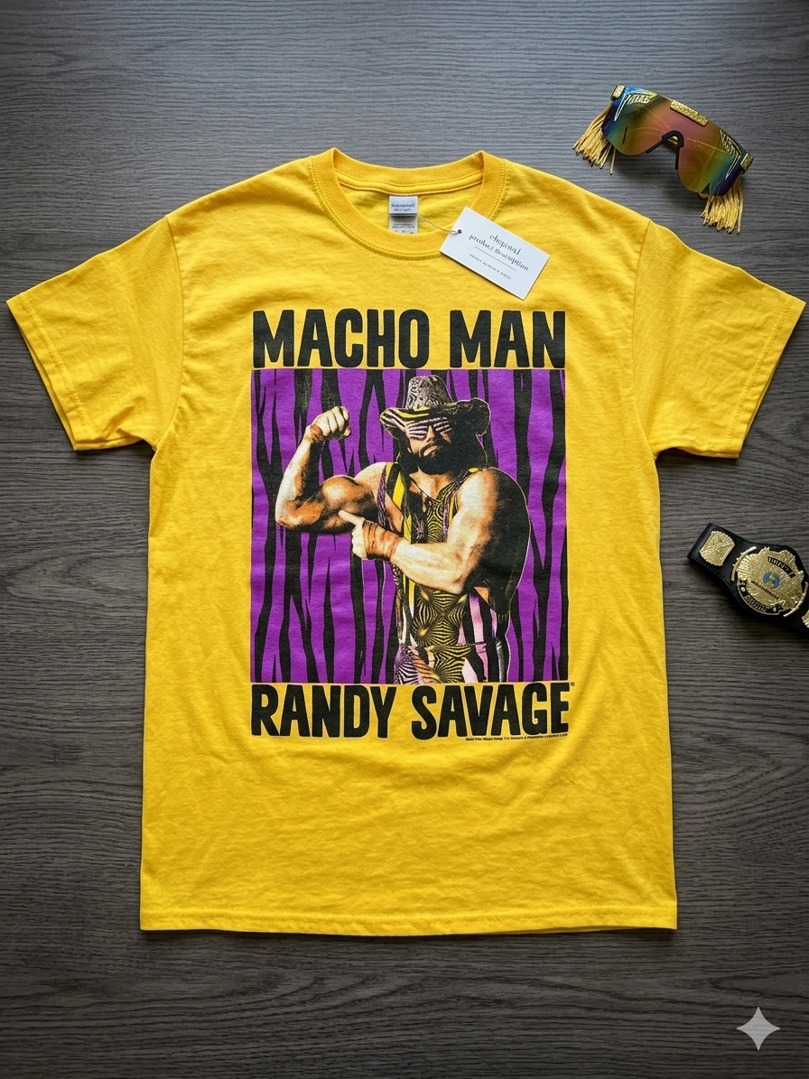 Vintage WWE Macho Man Randy Savage Graphic Tee