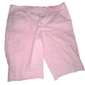 IZOD Pink Seersucker Gingham Shorts