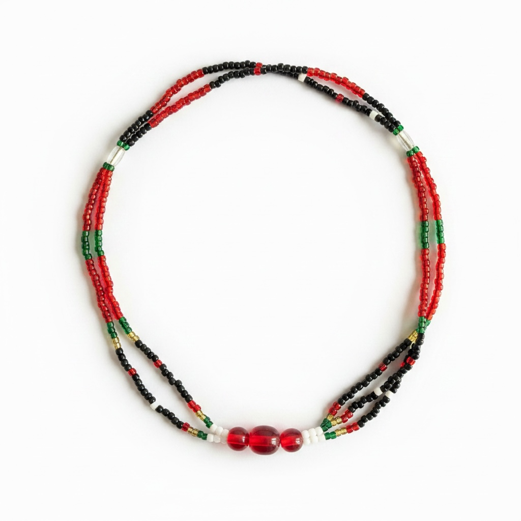 Multicolor Seed Bead Statement Necklace