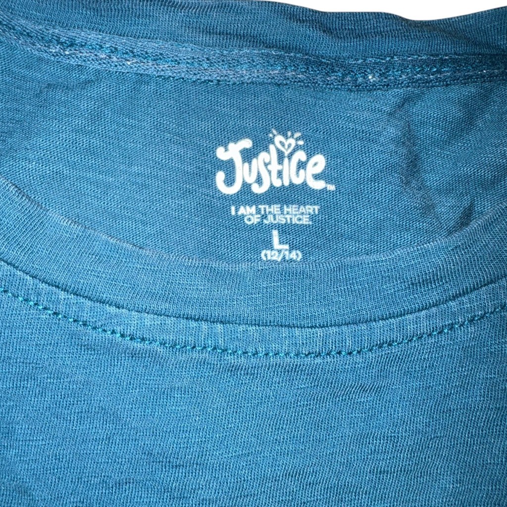 Justice Ruffle Sleeve Top