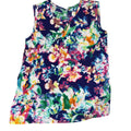 Girls Watercolor Floral Sleeveless Tank Top