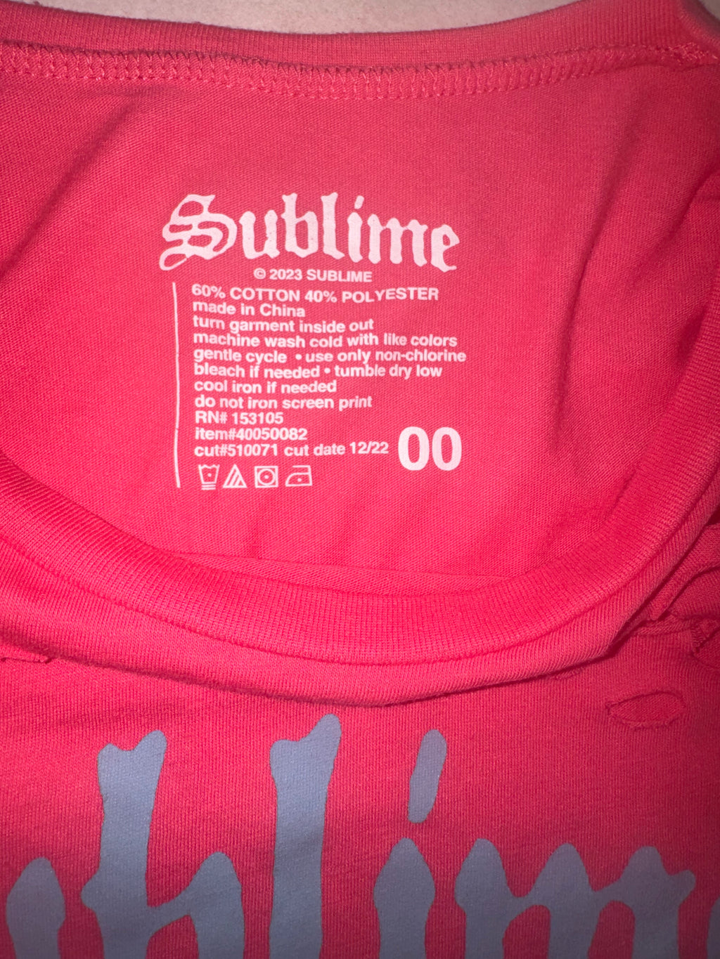 Sublime Sun Logo Distressed Graphic Tee