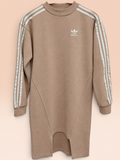Adidas Originals Three-Stripe Sweatshirt Dress