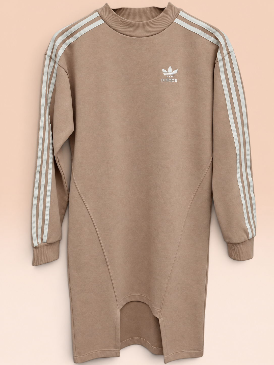 Adidas Originals Three-Stripe Sweatshirt Dress