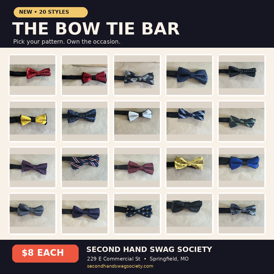 Bow Ties Pre-Tied