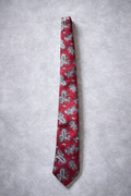 Vintage Paisley Silk Tie – Red Classic Pattern | 417 by Van Heusen