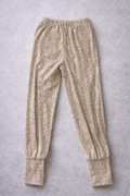 Trina Turk Champagne Sequin Jogger Pants – Luxe Sparkle Lounge | Size S