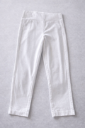 Pure Jill White Slim-Leg Cropped Pants – Pull-On Comfort Fit (XS)