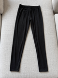 Black Basic Stretch Leggings – One Size Fits Most Everyday Essential