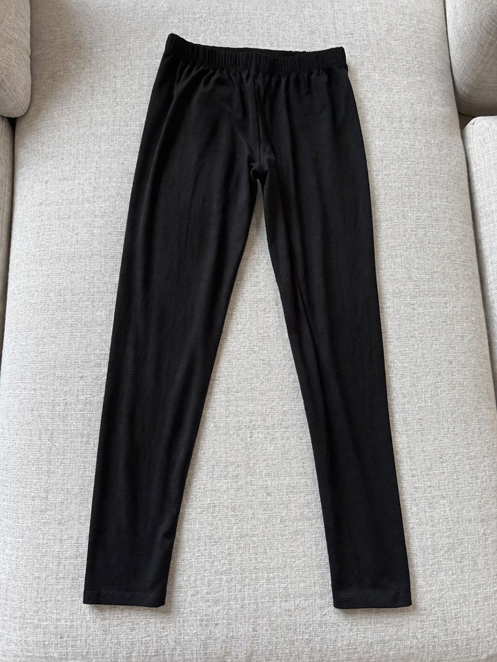 Black Basic Stretch Leggings – One Size Fits Most Everyday Essential