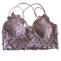 Zenana Floral Lace Longline Bralette