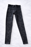 Adidas Black Athletic Leggings Minimal Logo Stretch Workout Pants