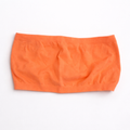 Nikibiki Neon Orange Seamless Bandeau Top – One Size – USA Made