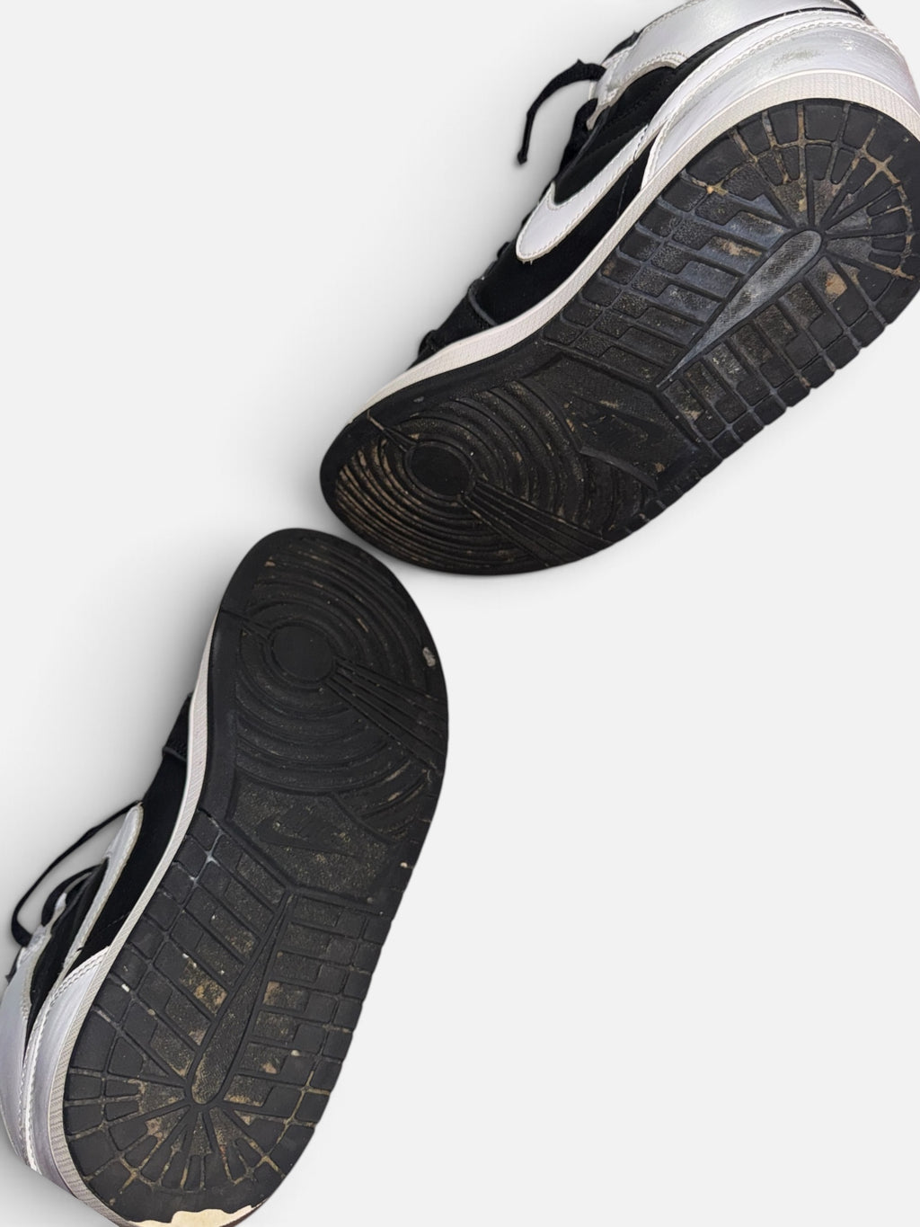 Nike Air Jordan 1 Black & White High-Top Sneakers