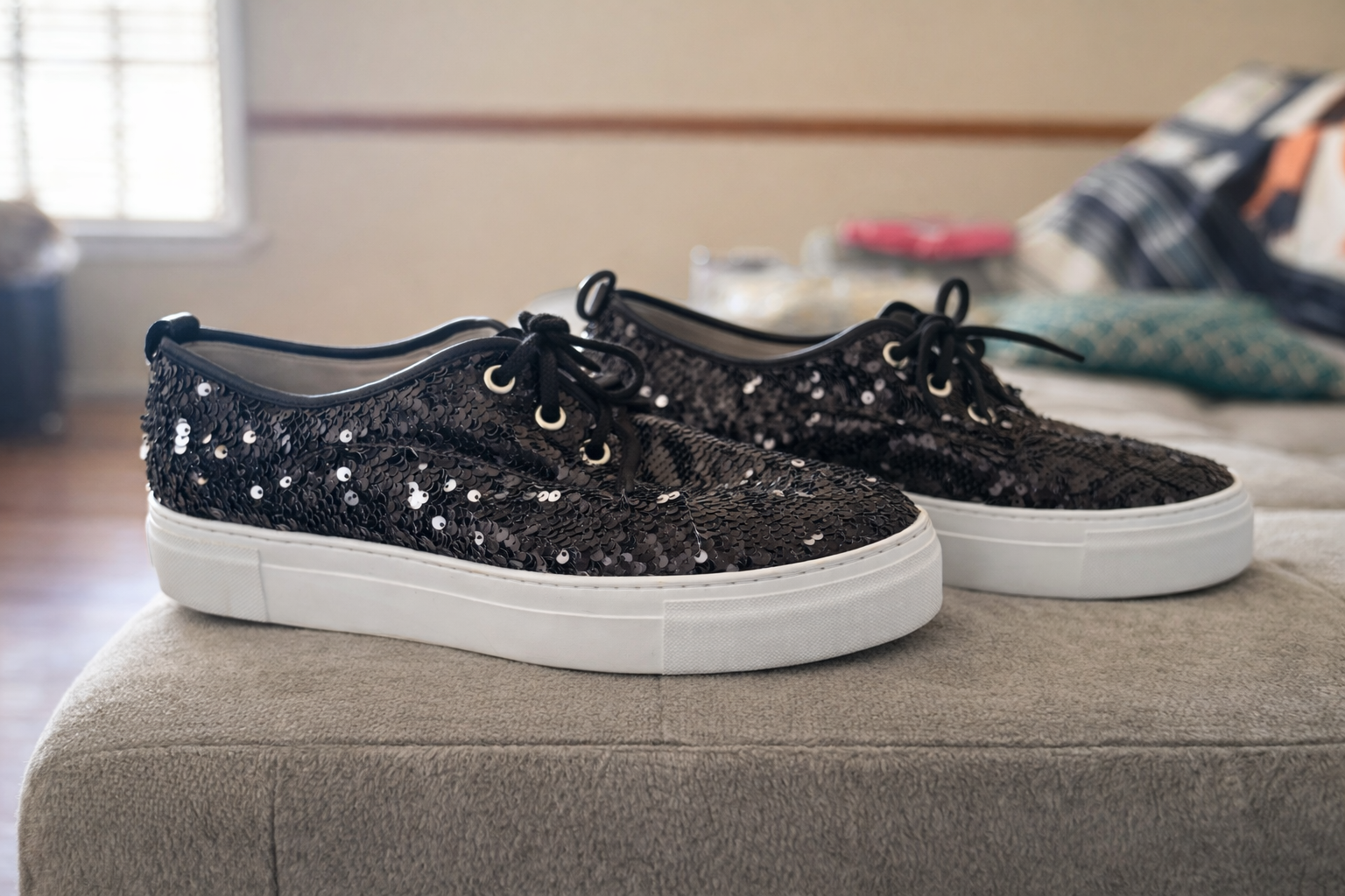 AGL Attilio Giusti Leombruni Sequin Sneakers