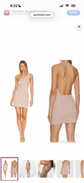 Gauge 81 Beige One-Shoulder Bodycon Dress