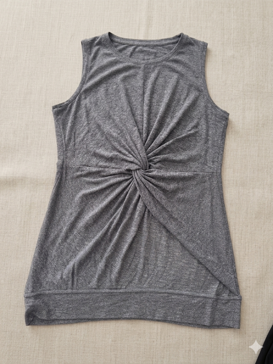 Athleta Gray Sleeveless Performance Tank – Size Medium