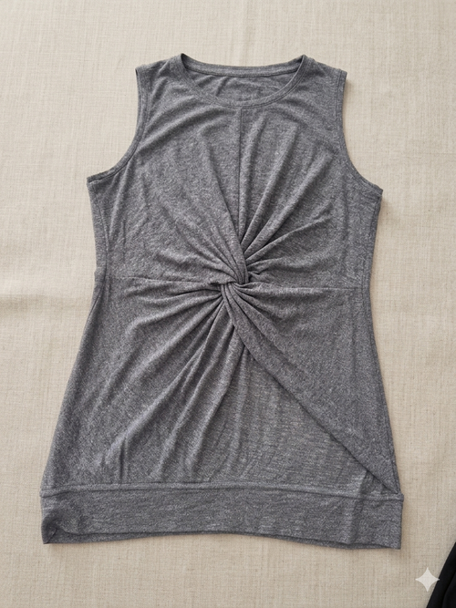 Athleta Gray Sleeveless Performance Tank – Size Medium