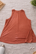 All in Motion Burnt Orange High Neck Active Tank – Size Large