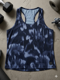 Member’s Mark Zen Tank Navy Tie-Dye Active Top – Size Large