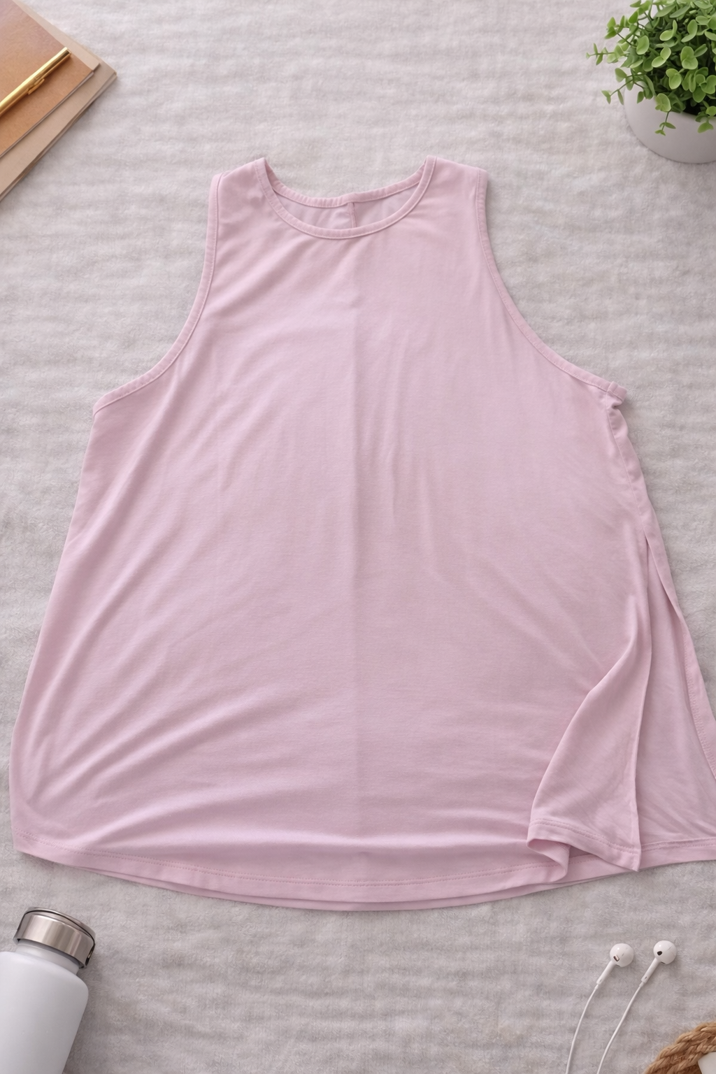 All in Motion Soft Pink High Neck Active Tank – Size Medium