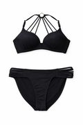 Athleta Black Strappy Bikini Set – Size Medium – Sporty Chic Swim