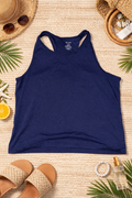 Member’s Mark Zen Tank – Navy Racerback Athletic Top – Size Large