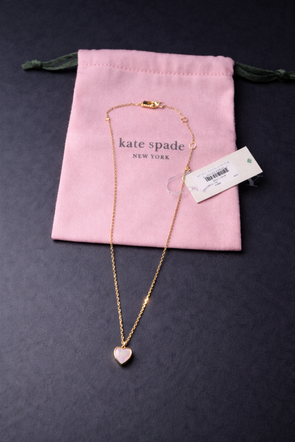 Kate Spade New York Gold-Tone Heart Pendant Necklace