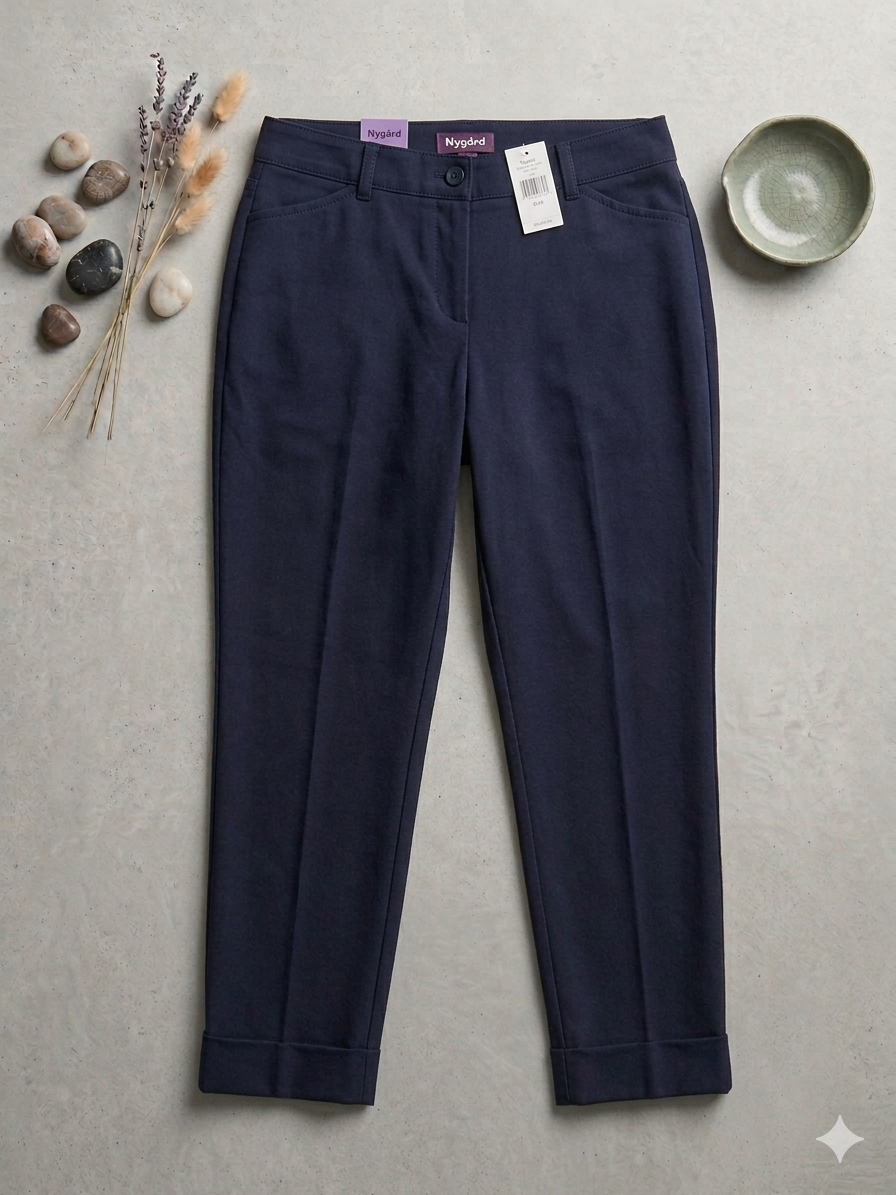 Counterparts Navy Tailored Ankle Pants – Size 12