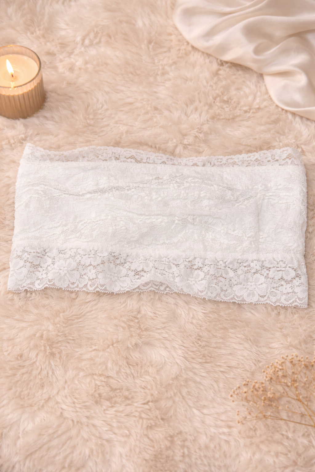 Free People Intimately White Lace Bralette – Size S