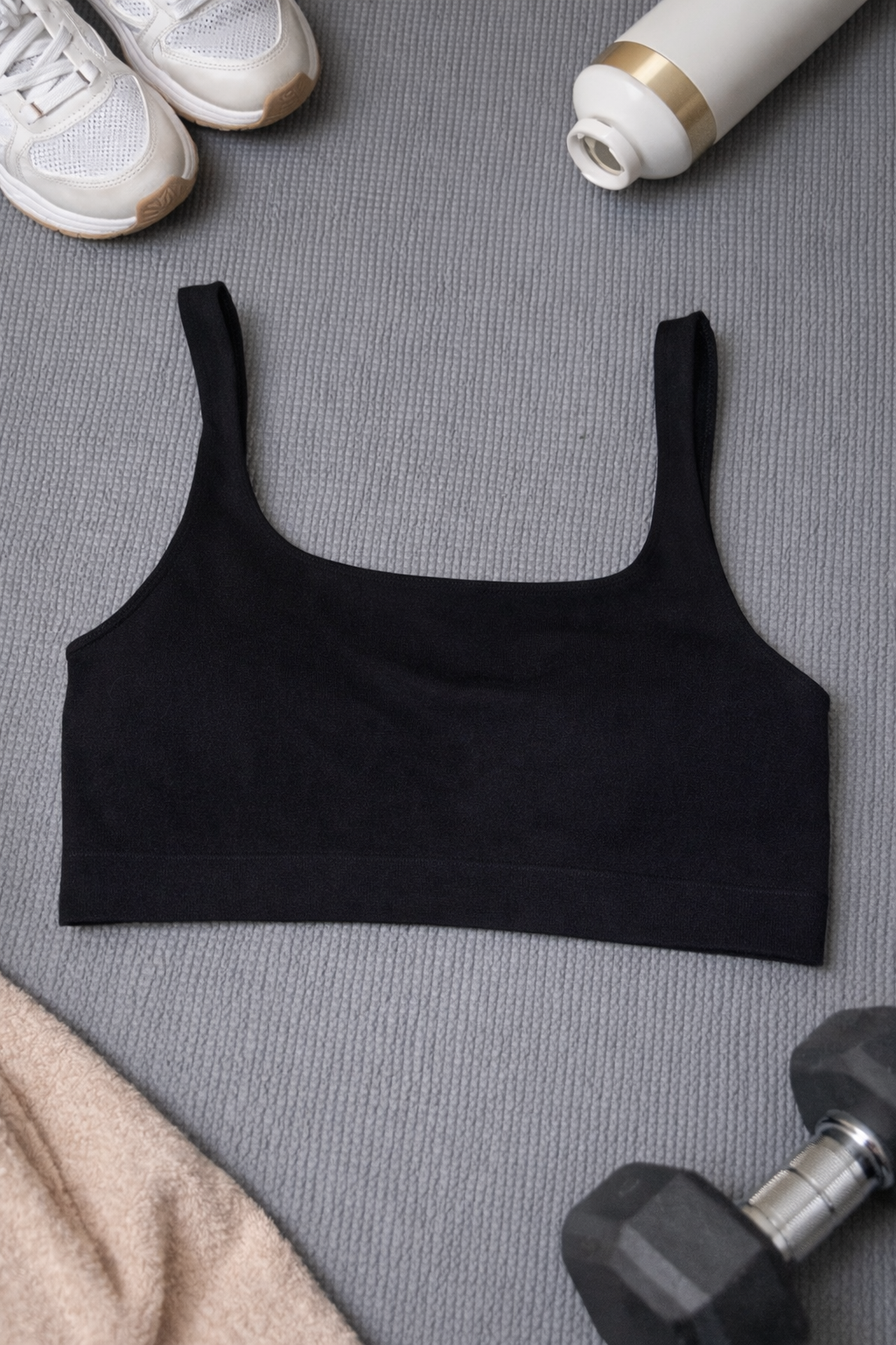 By Together Seamless Black Lounge Bralette – Size M/L