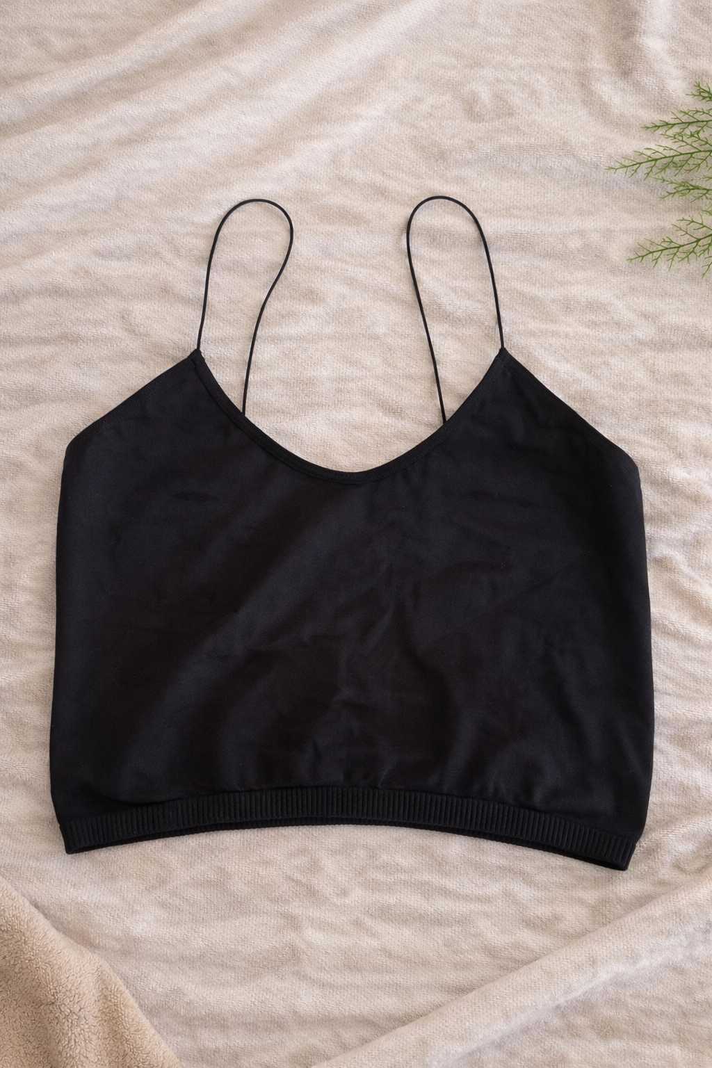 Intimately Free People Black Seamless Bralette (XS/S)