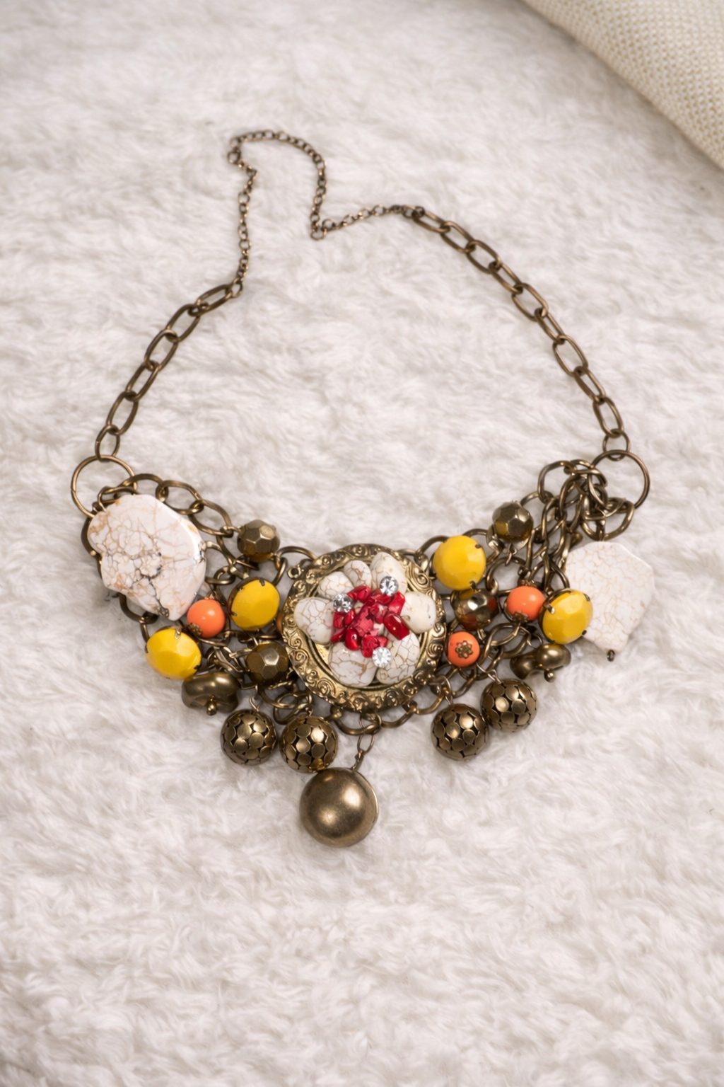 Italian Artisan Statement Necklace – Positano Italy Handmade Style