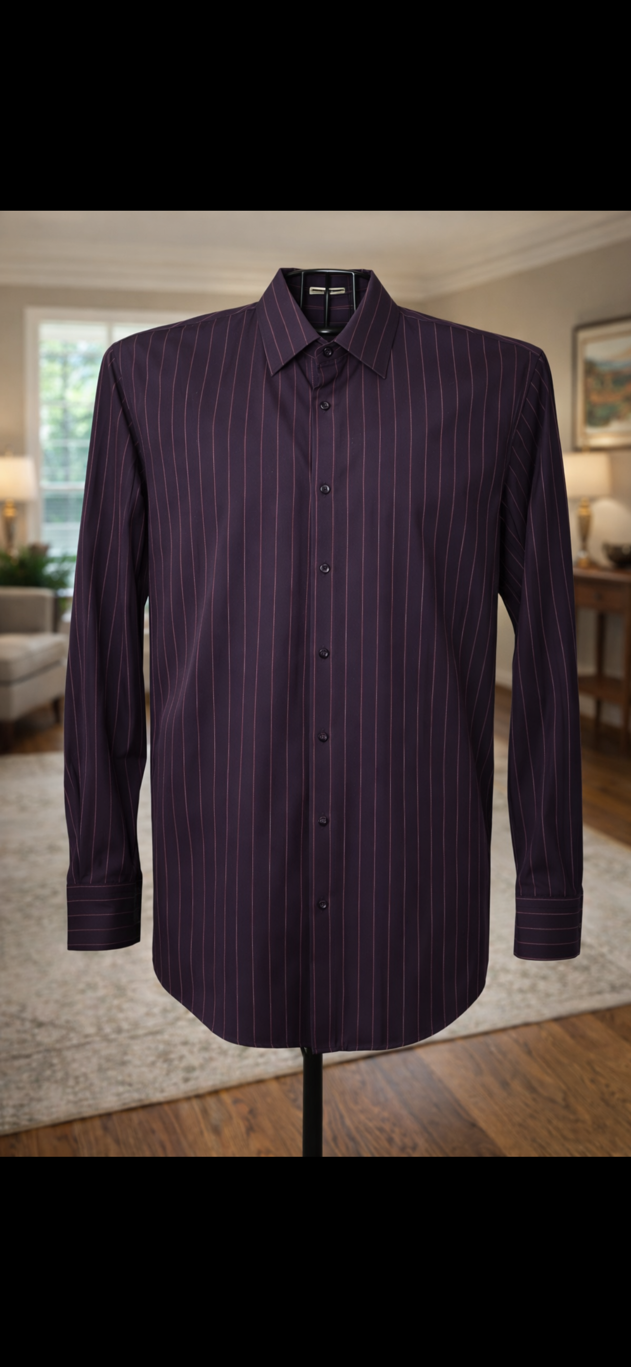 Pinstripe Button Up