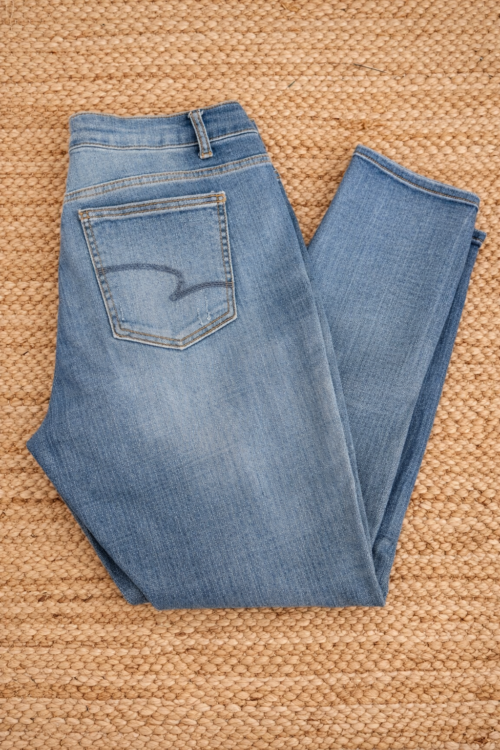 Time and Tru Skinny Jeans | Size 14 Petite | Light Wash Stretch Denim