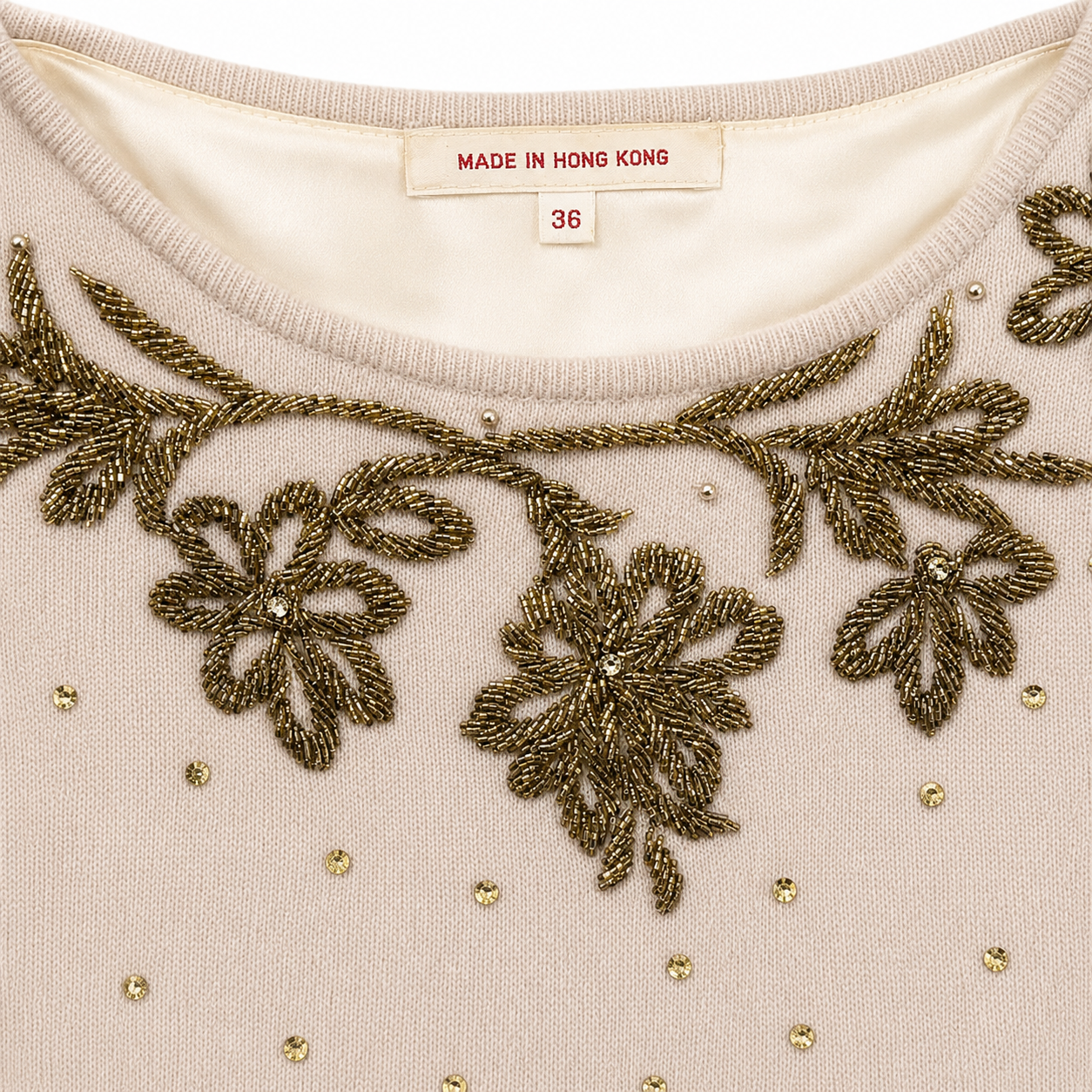 1950s Beaded Hong Kong Sweater
