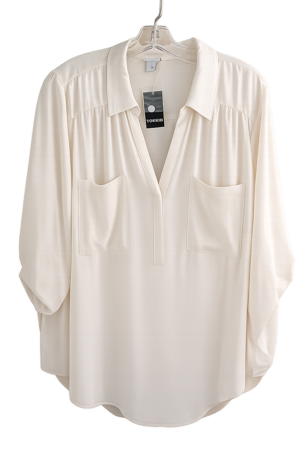 Torrid Harper Georgette Collared Blouse