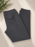 Massini Charcoal Grey Skinny Jeans – Stud Detail
