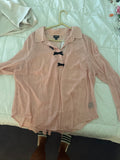 Torrid Blush Swiss Dot Blouse
