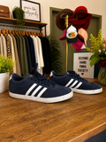 Adidas Navy Suede Sneakers