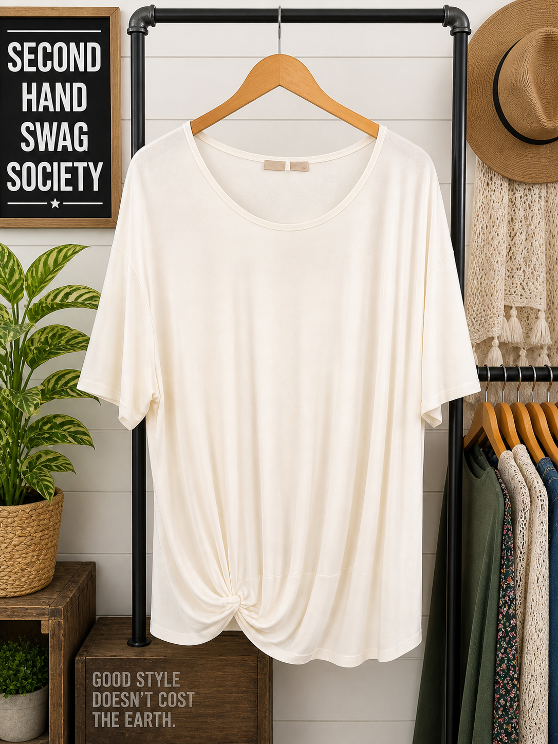 Chico’s Knot Front Tee