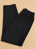 Black Tie Linen Pants