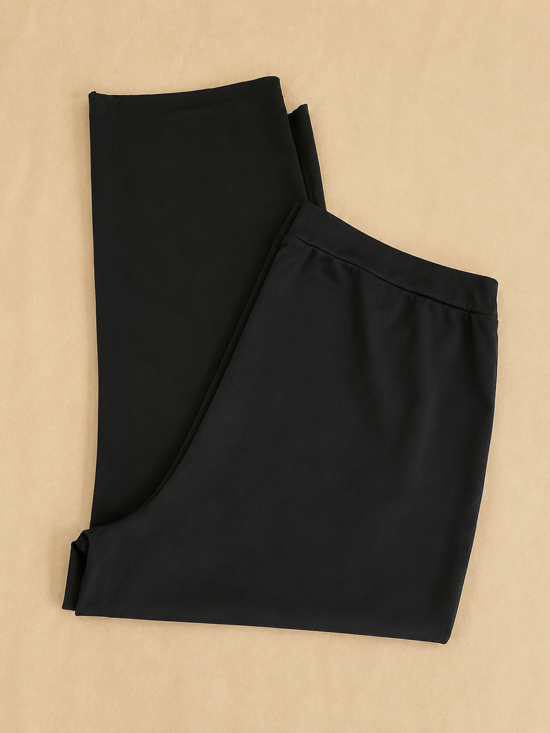 Black Pull-On Pants