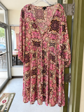 Torrid Pink Boho Print Dress