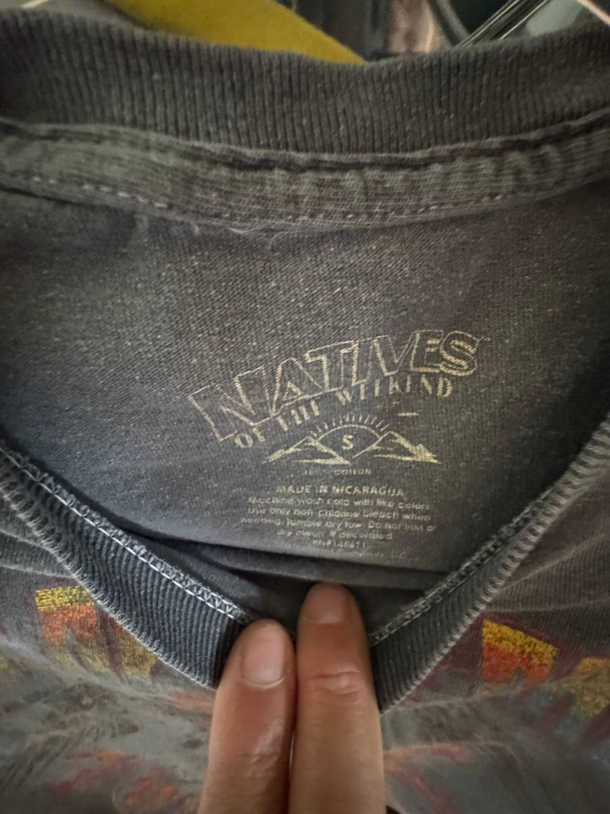 Natives of the Wild size S label