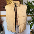 Lumière Beige Puffer Vest