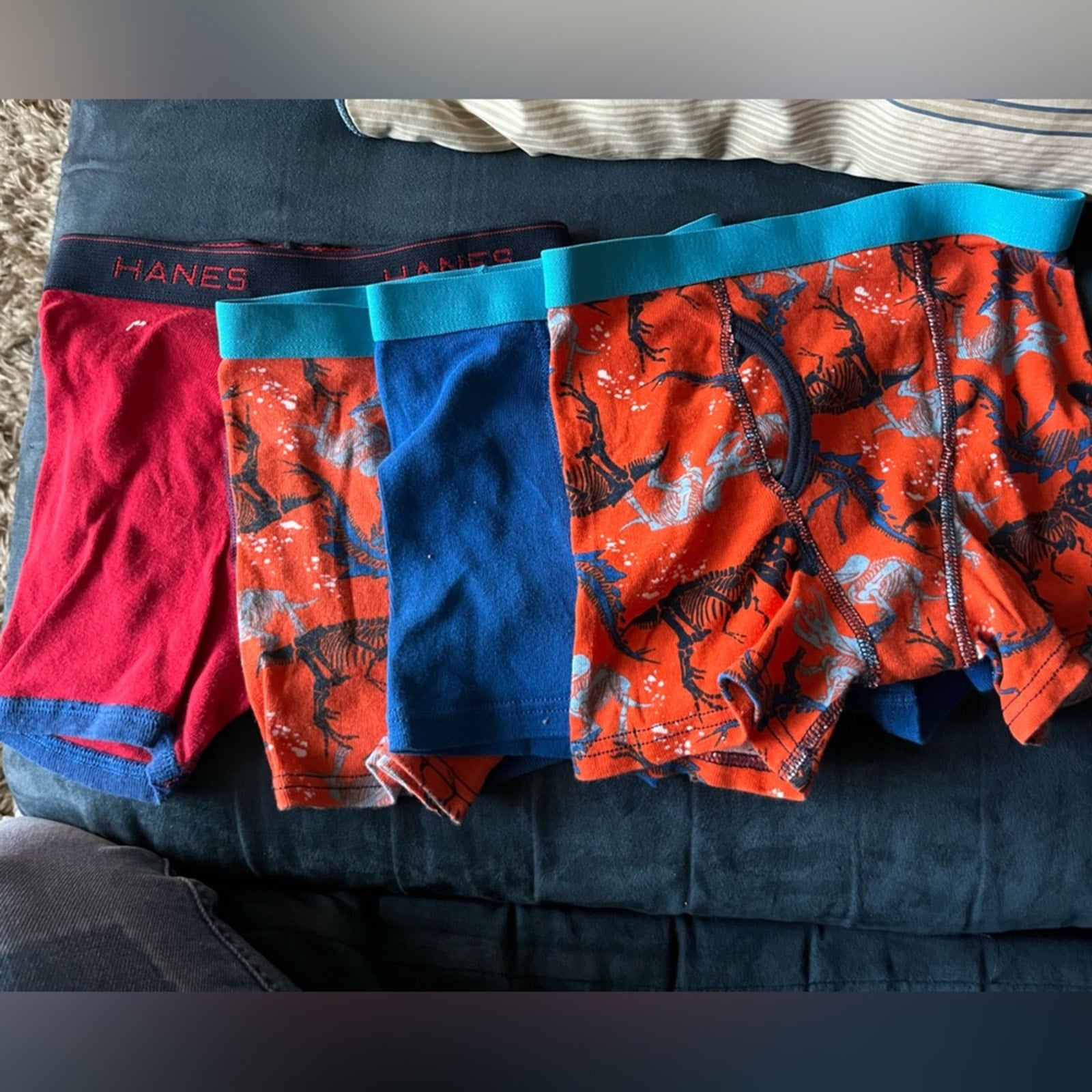 4 pairs Hanes little boy boxer briefs