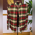 Woolrich Red and Yellow Flannel Men's Shirt