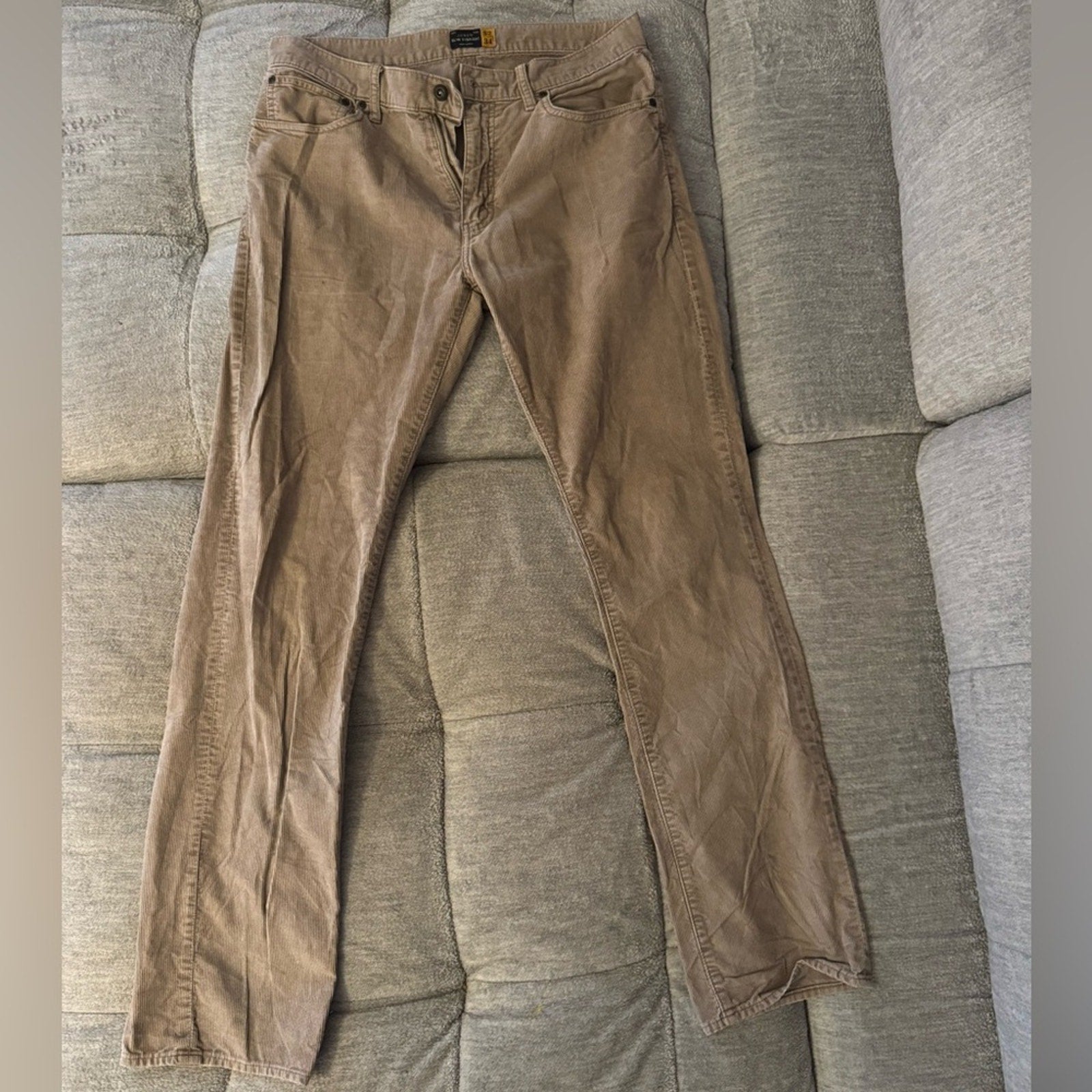 Casual Corduroy Brown Pants